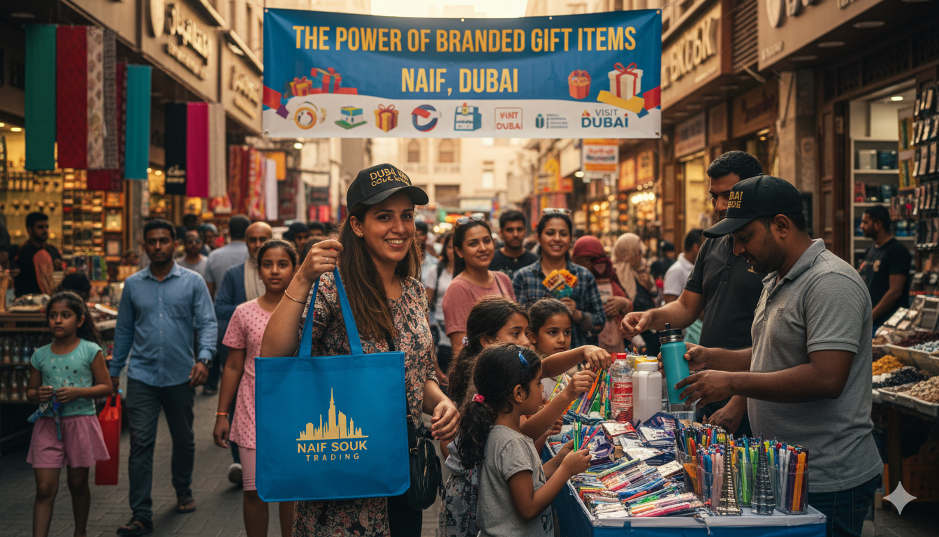 The Power of Branded Gift Items in Naif, Dubai